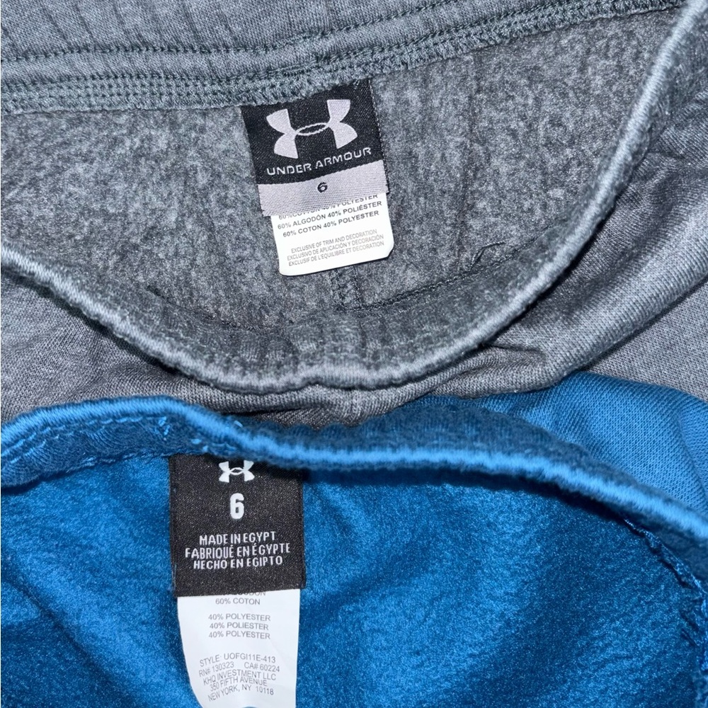 Under Armour Jogger Sweatpants Bundle Size 6 - Picture 4 of 11